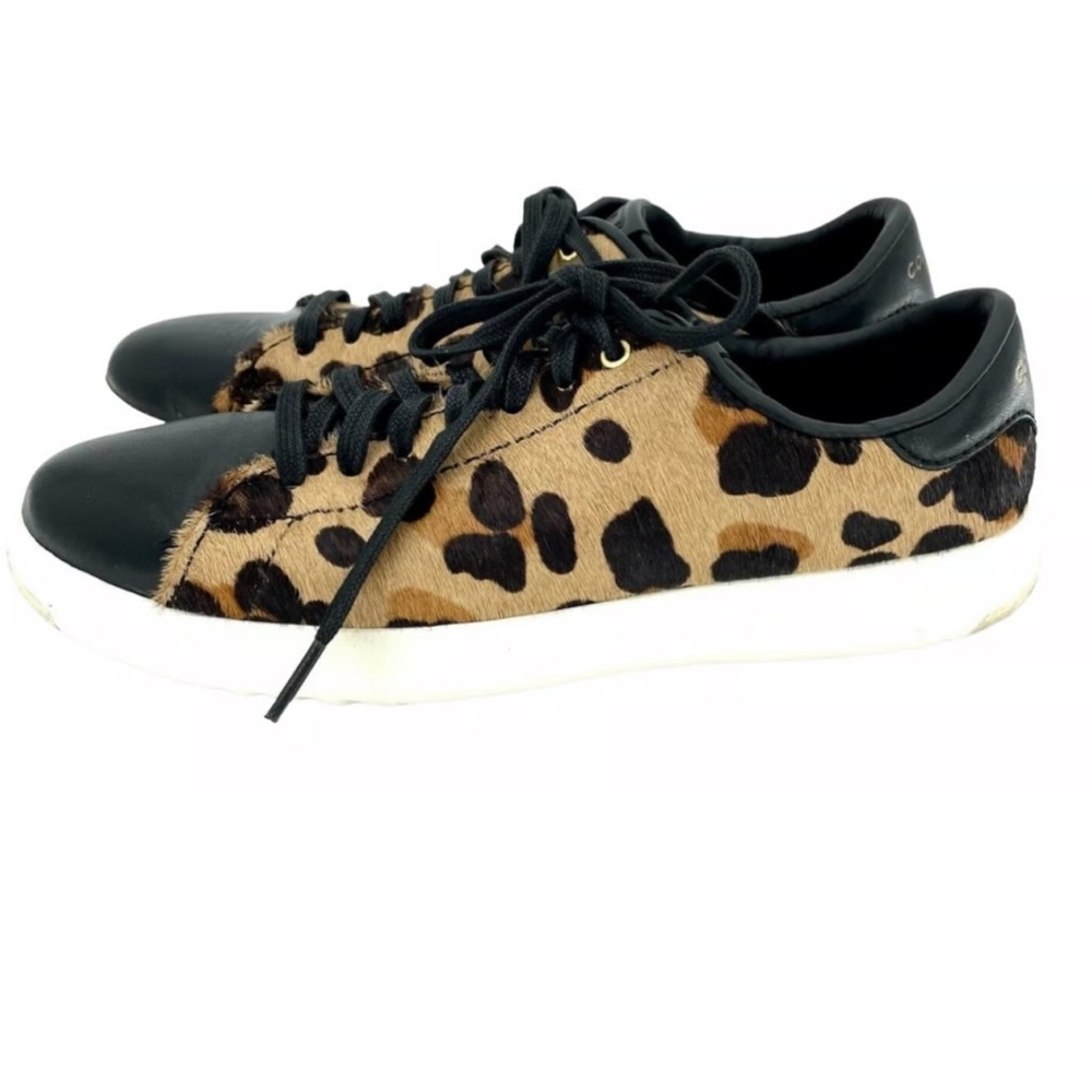 Pre-owned Pony-style Calfskin Trainers In Multicolour